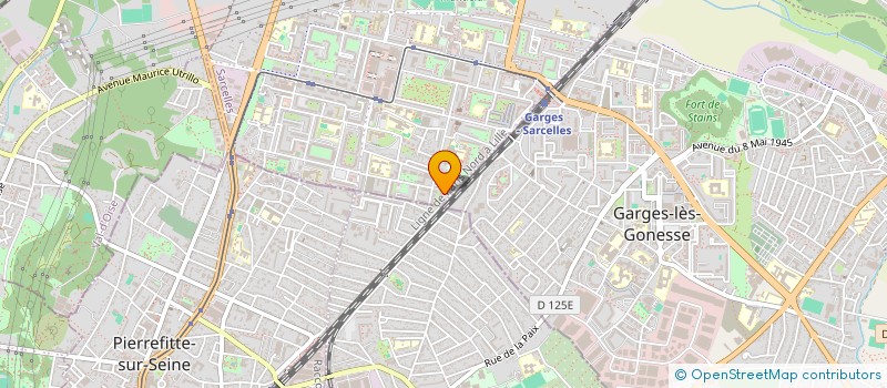 localisation de l'entreprise TICCSER à SARCELLES