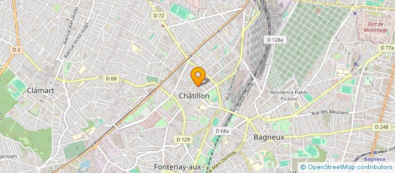 localisation de l'entreprise TICERO TRADUCTIONS à CHATILLON