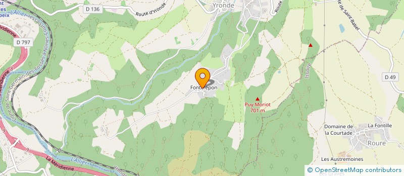 localisation de l'entreprise TICETAC  YRONDE-ET-BURON