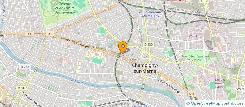 localisation de l'entreprise TICHADIA INC  CHAMPIGNY-SUR-MARNE