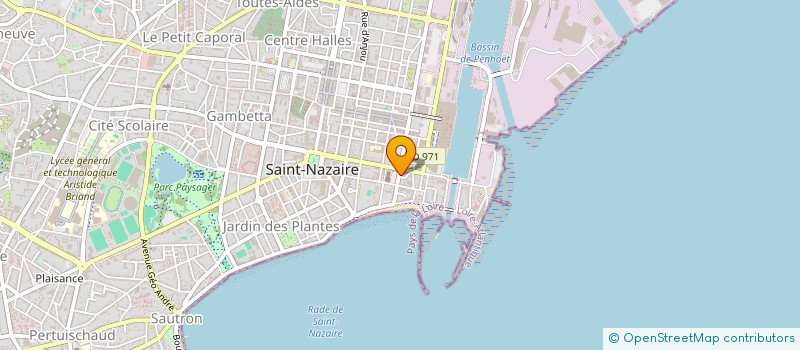 localisation de l'entreprise TICHAT  SAINT-NAZAIRE