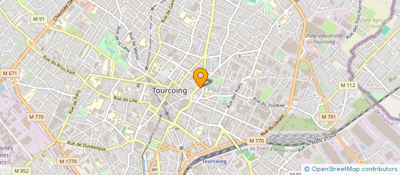 localisation de l'entreprise TICI  TOURCOING