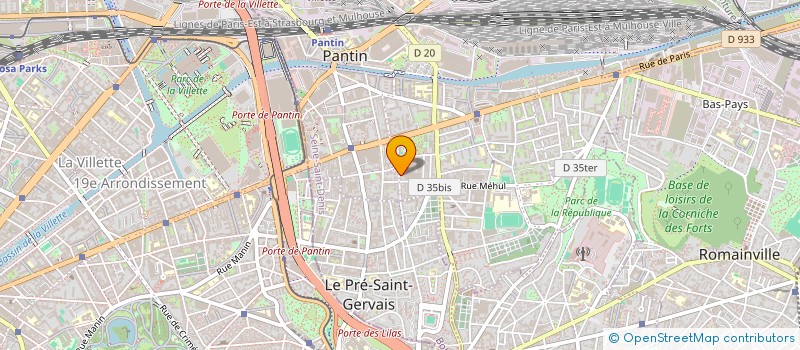 localisation de l'entreprise TICKETDROME à PANTIN