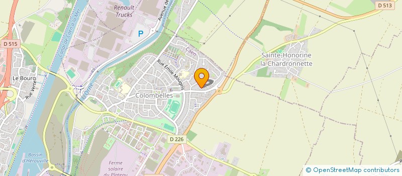 localisation de l'entreprise TICLA  COLOMBELLES