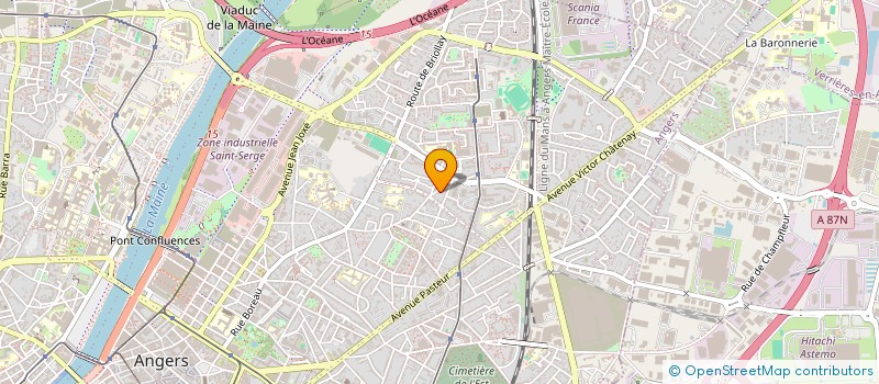 localisation de l'entreprise TICLEM HOLDING à ANGERS