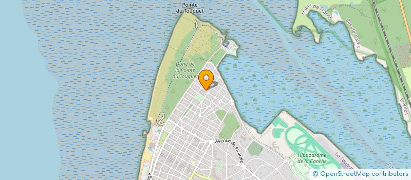 localisation de l'entreprise TICLEPOMO à LE TOUQUET-PARIS-PLAGE