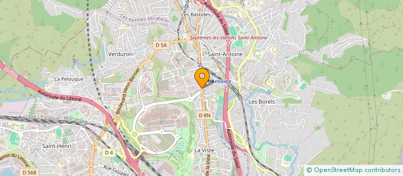 localisation de l'entreprise TICMM DU SUD à MARSEILLE