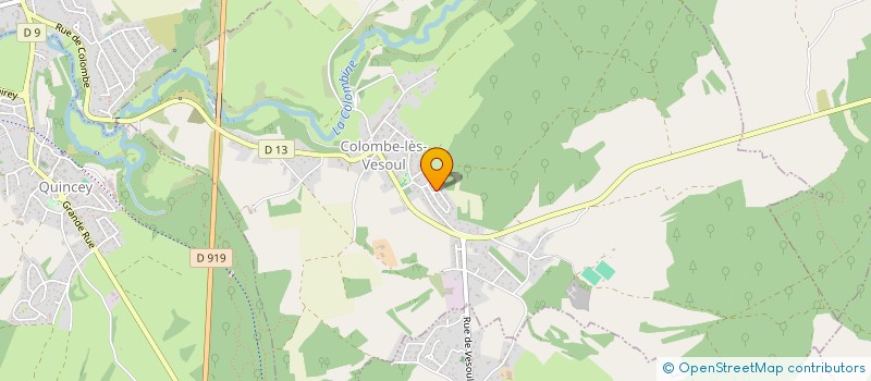 localisation de l'entreprise TICO IMMO  COLOMBE-LES-VESOUL