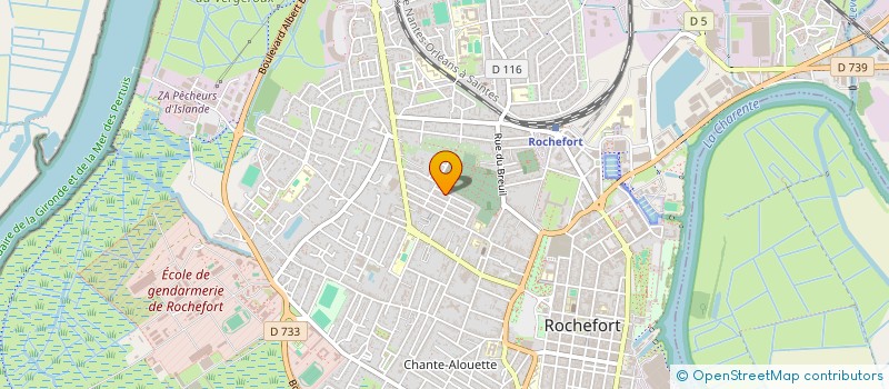 localisation de l'entreprise TICOCHA  ROCHEFORT