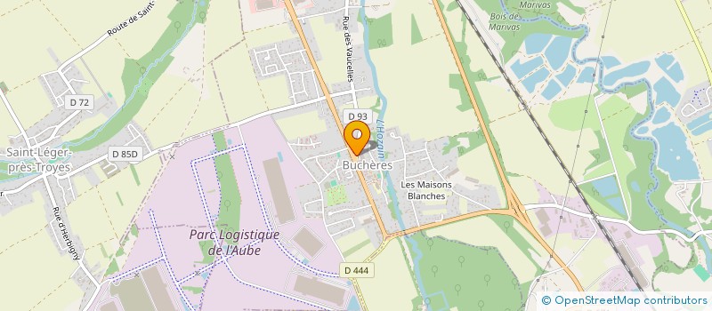 localisation de l'entreprise TICODIS  BUCHERES