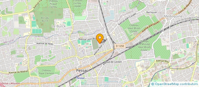 localisation de l'entreprise TICOMAC  PESSAC