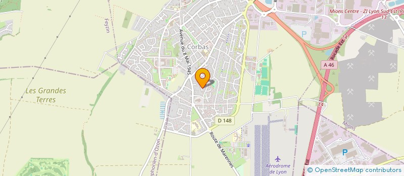 localisation de l'entreprise TICOSCAN à CORBAS