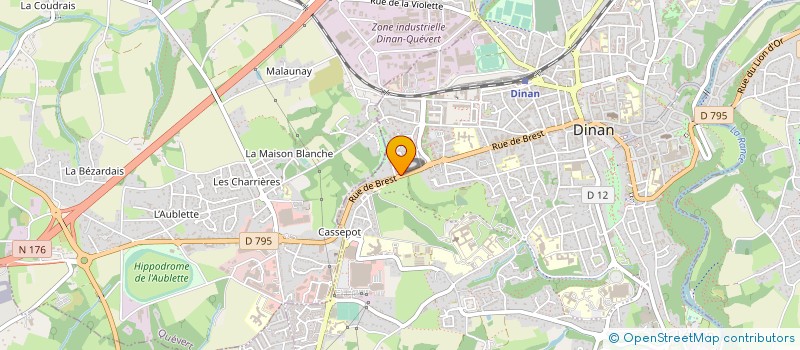 localisation de l'entreprise TICOZ  DINAN