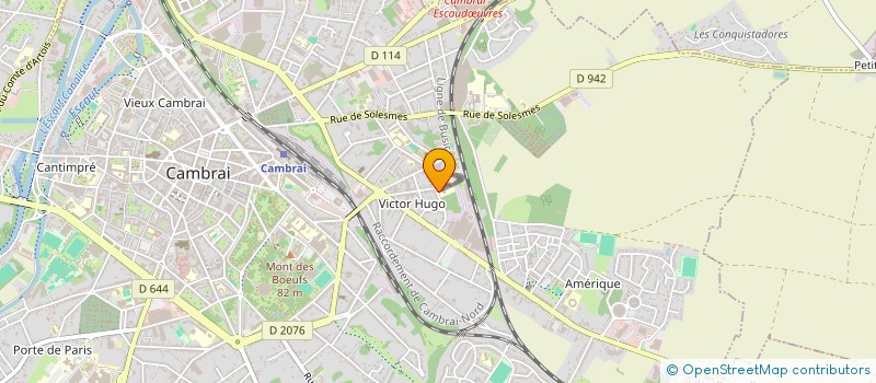 localisation de l'entreprise TICQUET ALOSSERY  CAMBRAI