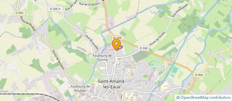 localisation de l'entreprise TICRI  SAINT-AMAND-LES-EAUX