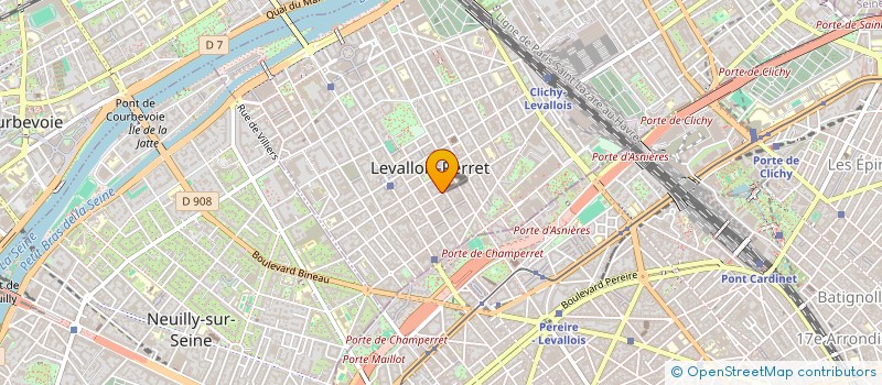 localisation de l'entreprise TICS PRODUCTIONS à LEVALLOIS-PERRET