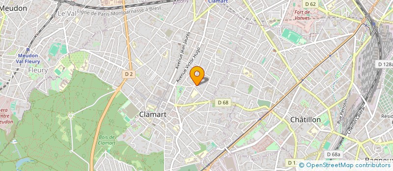 localisation de l'entreprise TICTAC ASSOCIES à CLAMART