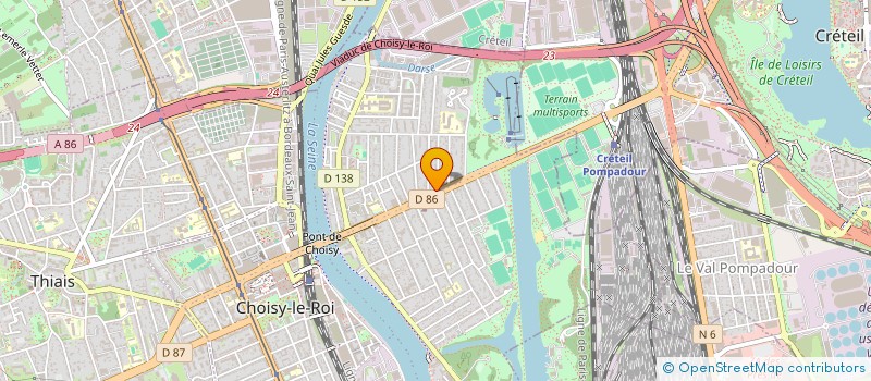 localisation de l'entreprise TICTEC à CHOISY-LE-ROI