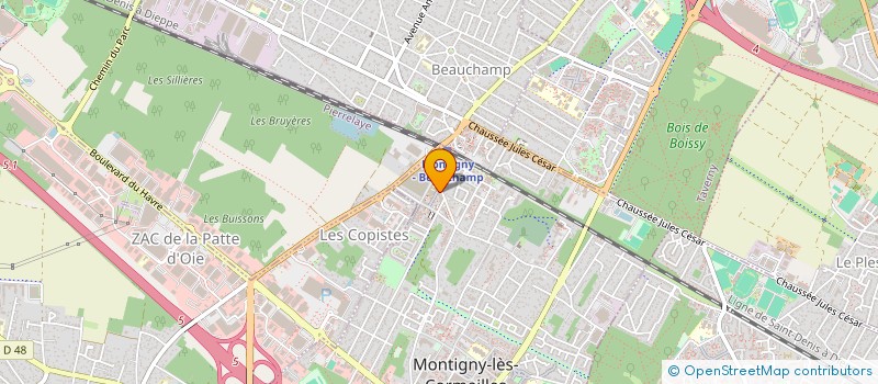 localisation de l'entreprise TICTECH  MONTIGNY-LES-CORMEILLES