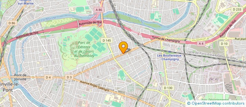 localisation de l'entreprise TID à CHAMPIGNY-SUR-MARNE