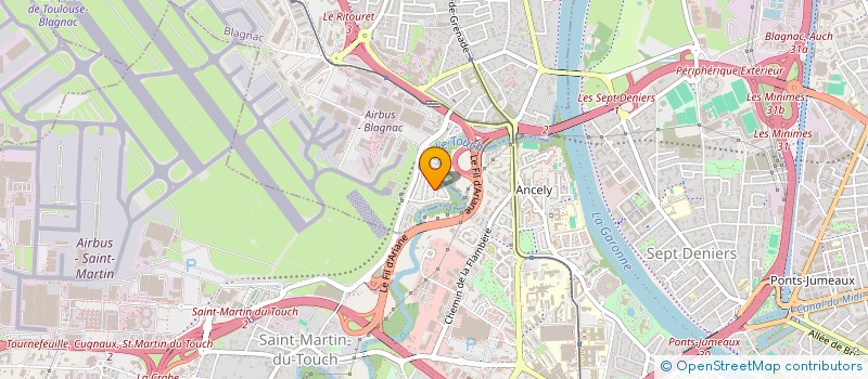 localisation de l'entreprise TIDAV  BLAGNAC