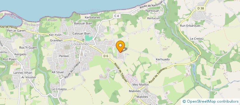 localisation de l'entreprise TIDE  TREBEURDEN