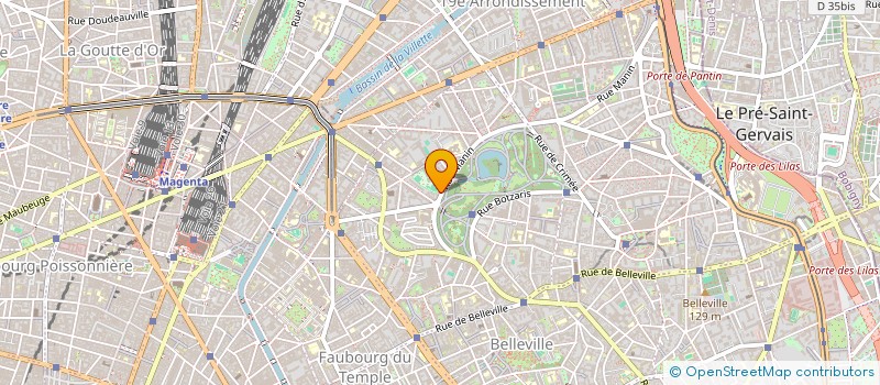 localisation de l'entreprise TIDE MAGAZINE  PARIS