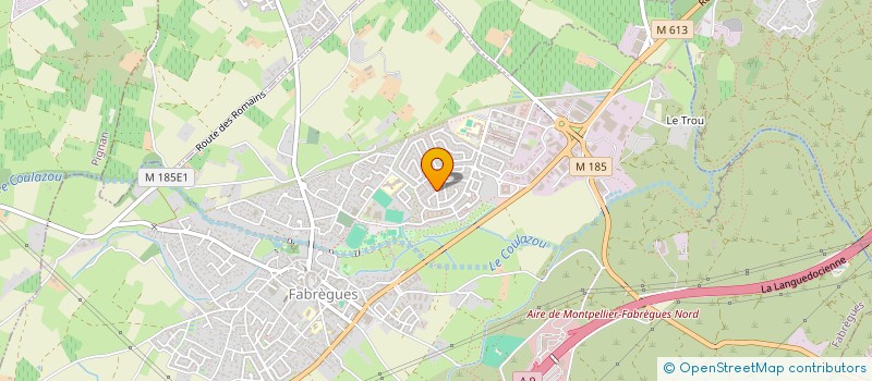 localisation de l'entreprise TIDIGO  FABREGUES