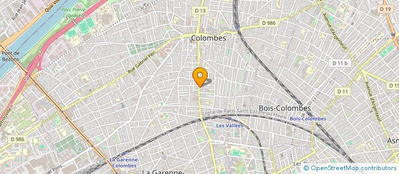 localisation de l'entreprise TIDM à COLOMBES
