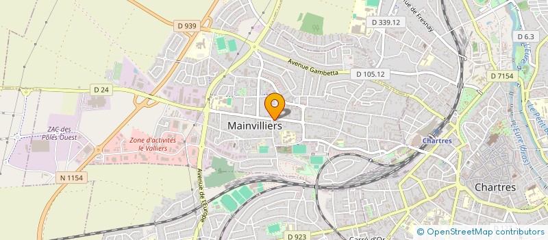 localisation de l'entreprise TIDPA à MAINVILLIERS