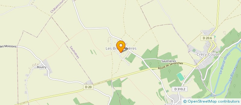 localisation de l'entreprise TIDRACO à SAULNIERES