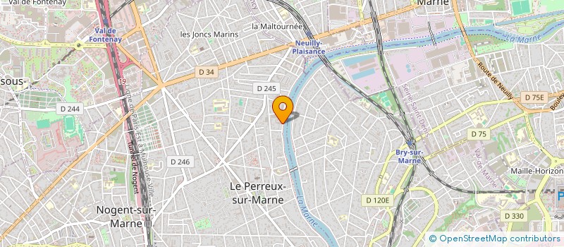 localisation de l'entreprise TIDYS à LE PERREUX-SUR-MARNE