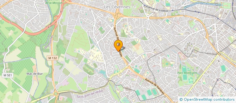 localisation de l'entreprise TIE à MONTPELLIER