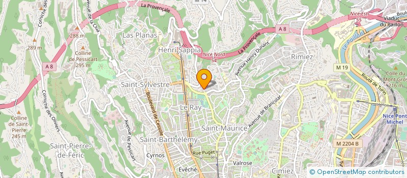 localisation de l'entreprise TIE BREAK à NICE