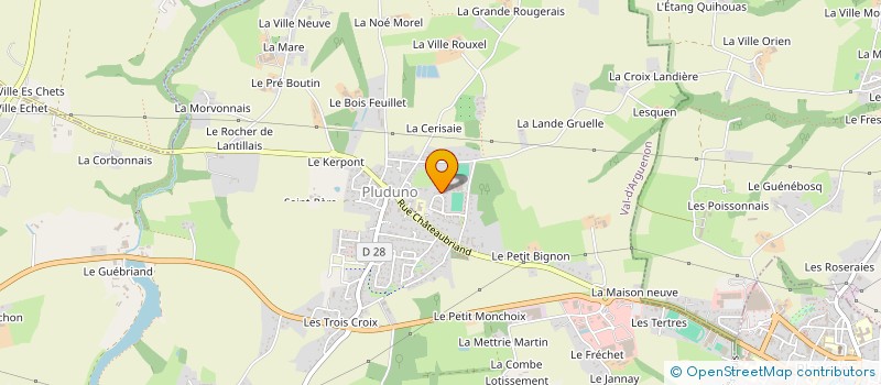 localisation de l'entreprise TIE BREAK  PLUDUNO