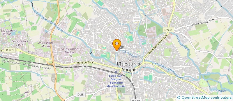 localisation de l'entreprise TIE KANON 84.8 à L'ISLE-SUR-LA-SORGUE
