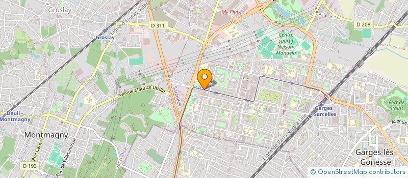 localisation de l'entreprise TIEDROU KOLEA TRANSPORT  SARCELLES