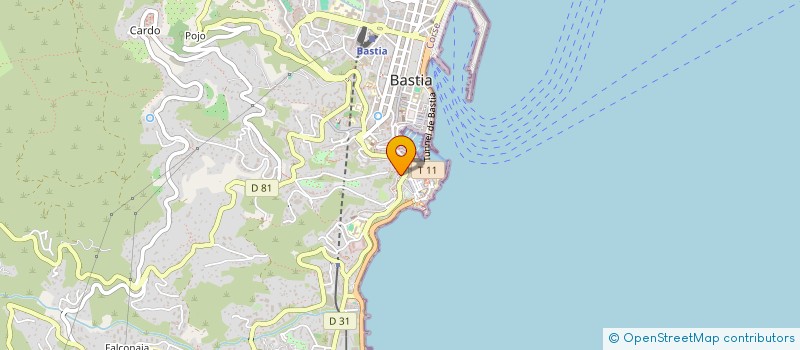 localisation de l'entreprise TIEFAB SCI à BASTIA