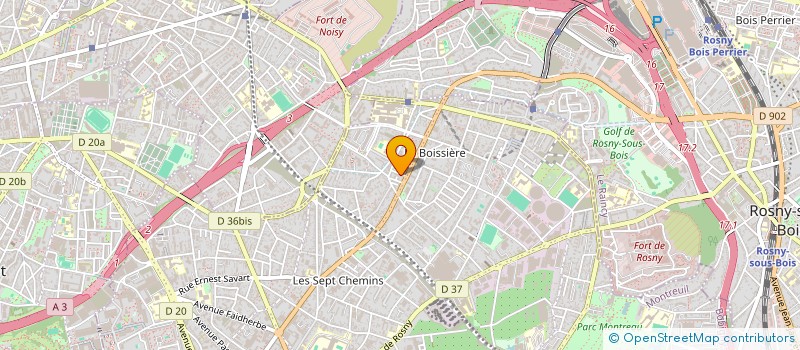 localisation de l'entreprise TIEFFI SECURITE à MONTREUIL