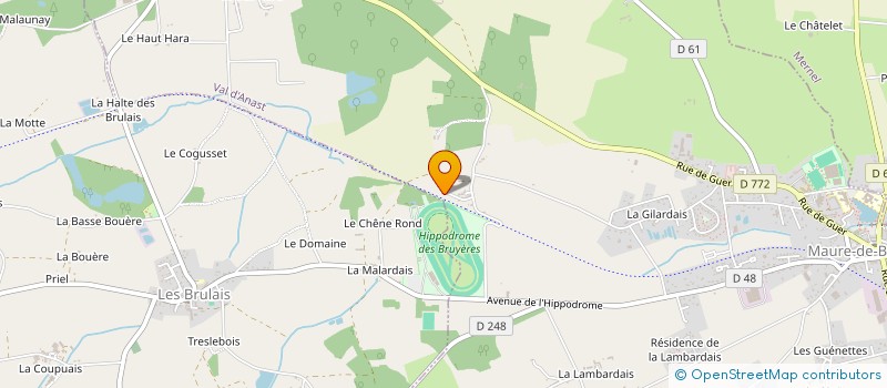 localisation de l'entreprise TIEGEZH  VAL D'ANAST