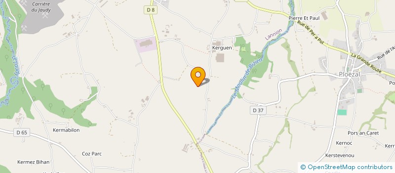 localisation de l'entreprise TIEGEZH  COATREVEN