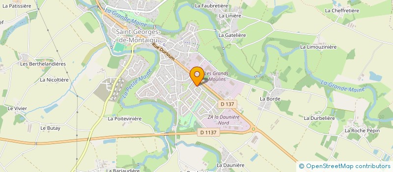 localisation de l'entreprise TIEGEZH à MONTAIGU-VENDEE