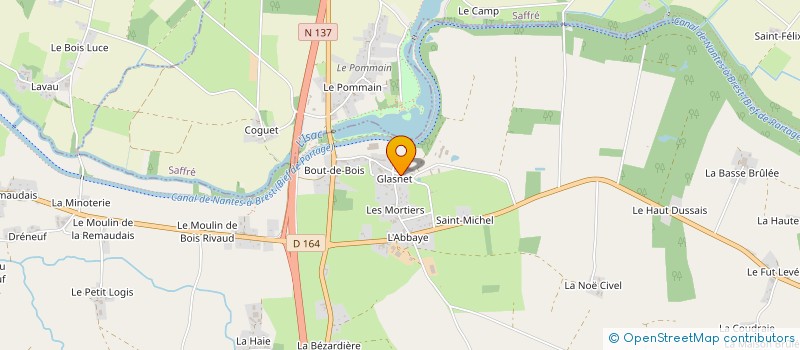 localisation de l'entreprise TIEGEZH  HERIC