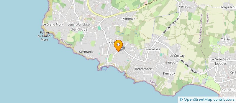 localisation de l'entreprise TIEGEZH  SAINT-GILDAS-DE-RHUYS