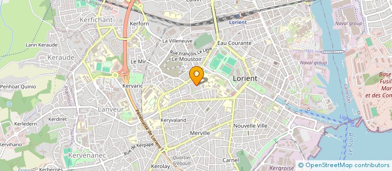 localisation de l'entreprise TIEGEZH  LORIENT