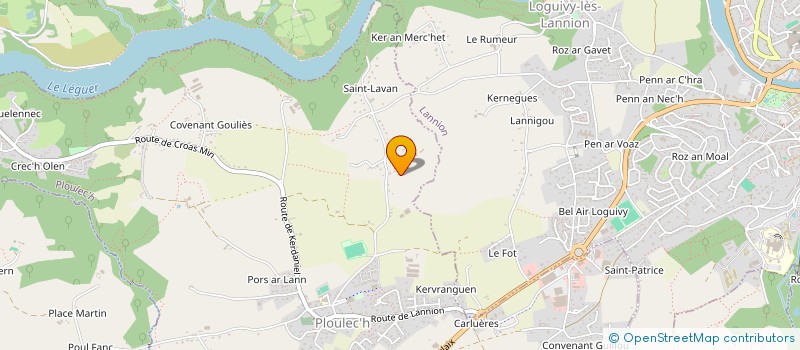 localisation de l'entreprise TIEGEZH AR BIHANIG KOZH  PLOULEC'H