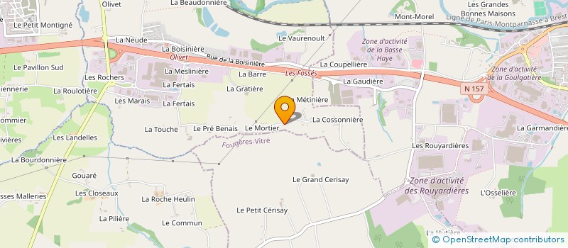 localisation de l'entreprise TIEGEZH'ED  SERVON-SUR-VILAINE