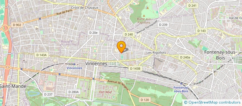 localisation de l'entreprise TIEGEZH-LE-MOAL-ET-FILS à VINCENNES