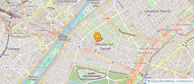 localisation de l'entreprise TIEKANE à NEUILLY-SUR-SEINE