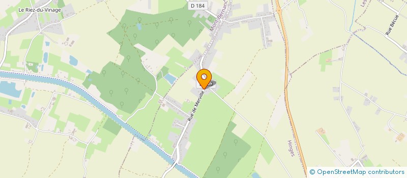 localisation de l'entreprise TIELEMANS RENOVATION AGENCEMENT  HINGES